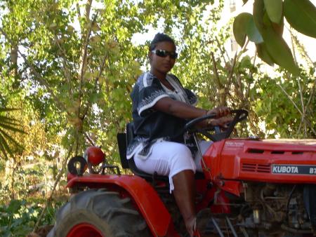 en mode tracteur!